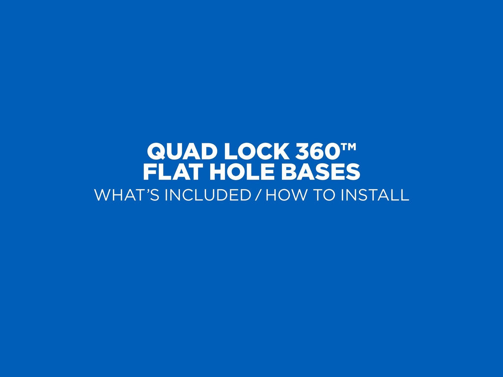 Quad Lock 360 Base - Flat Rectangle Bases